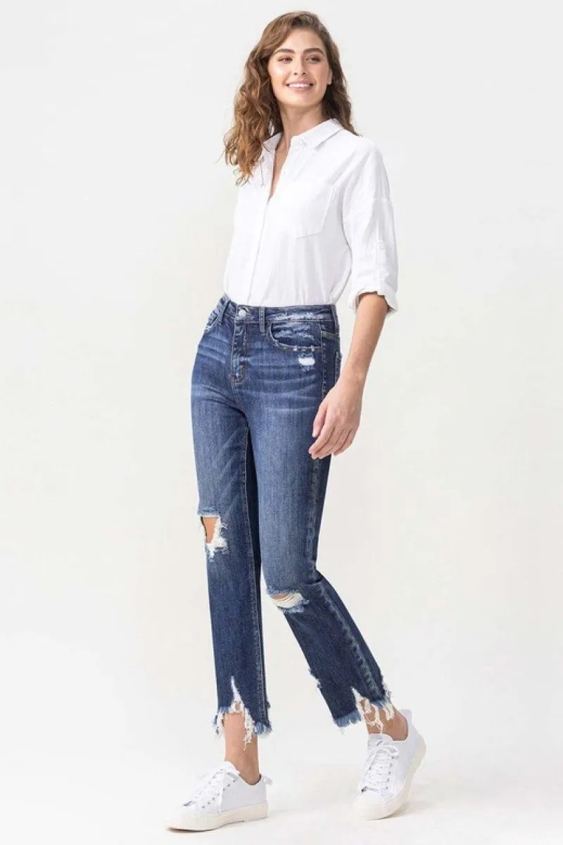 High Rise Lovervet Jackie Straight Leg Jeans