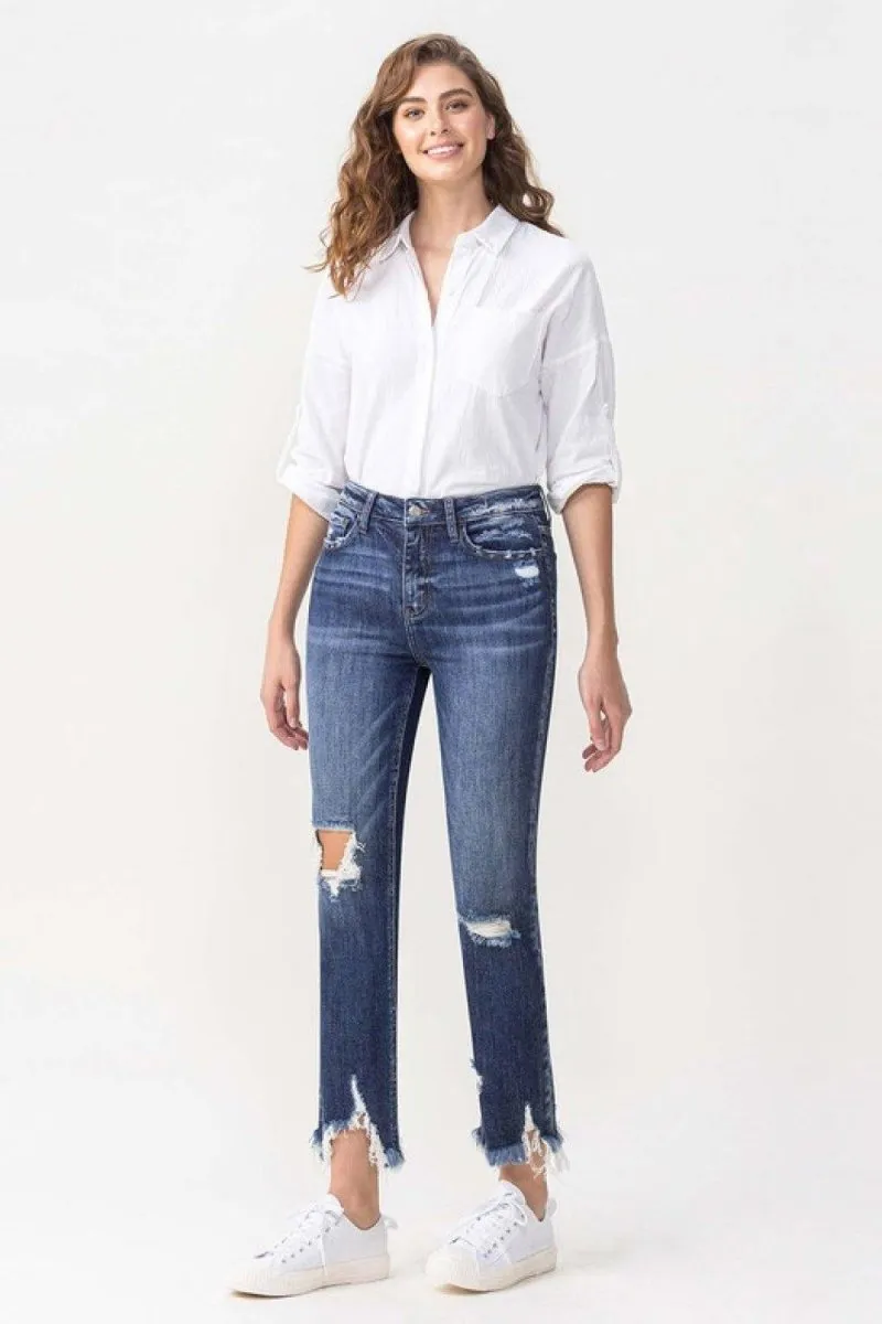 High Rise Lovervet Jackie Straight Leg Jeans