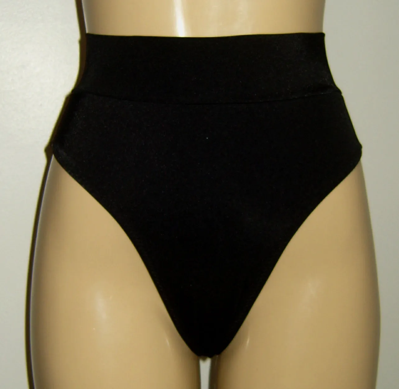 High Waist Banded Bikini Bottoms