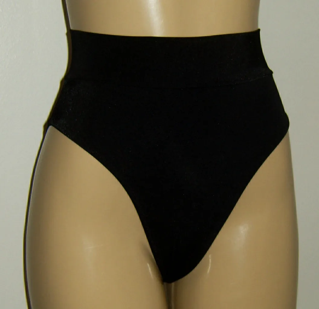 High Waist Banded Bikini Bottoms