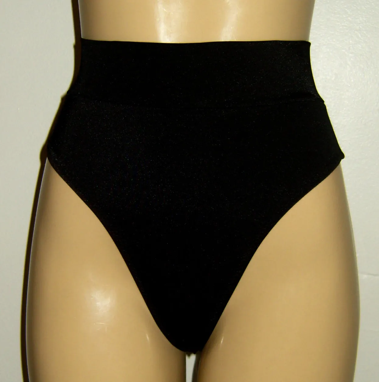 High Waist Banded Bikini Bottoms