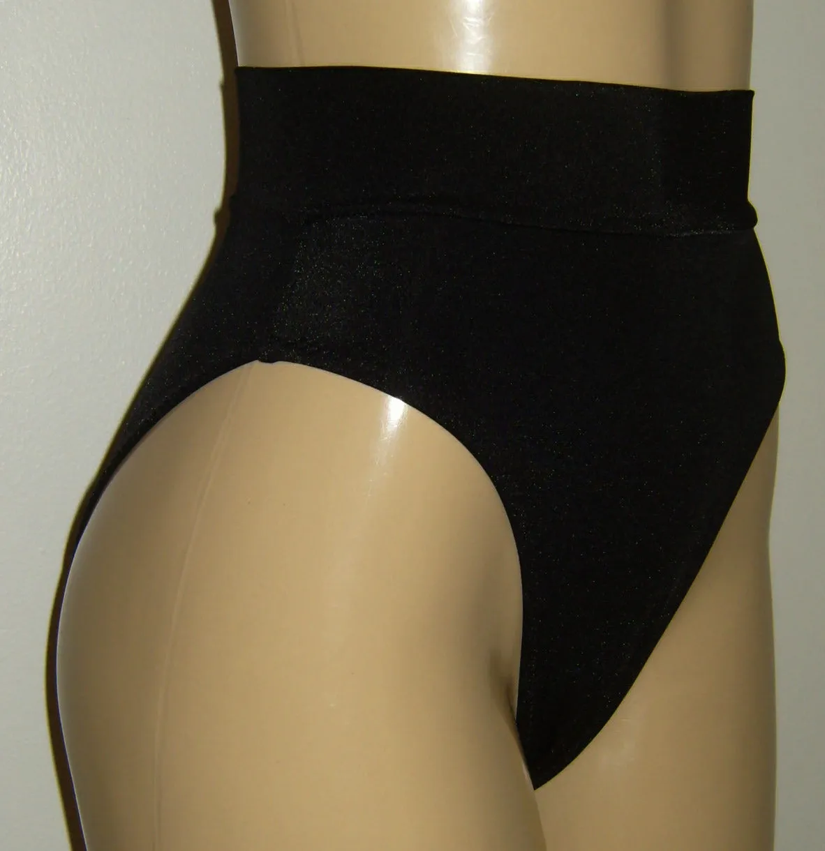 High Waist Banded Bikini Bottoms