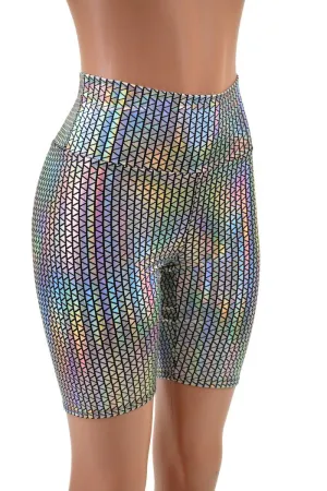 High Waist Bike Shorts in Prism