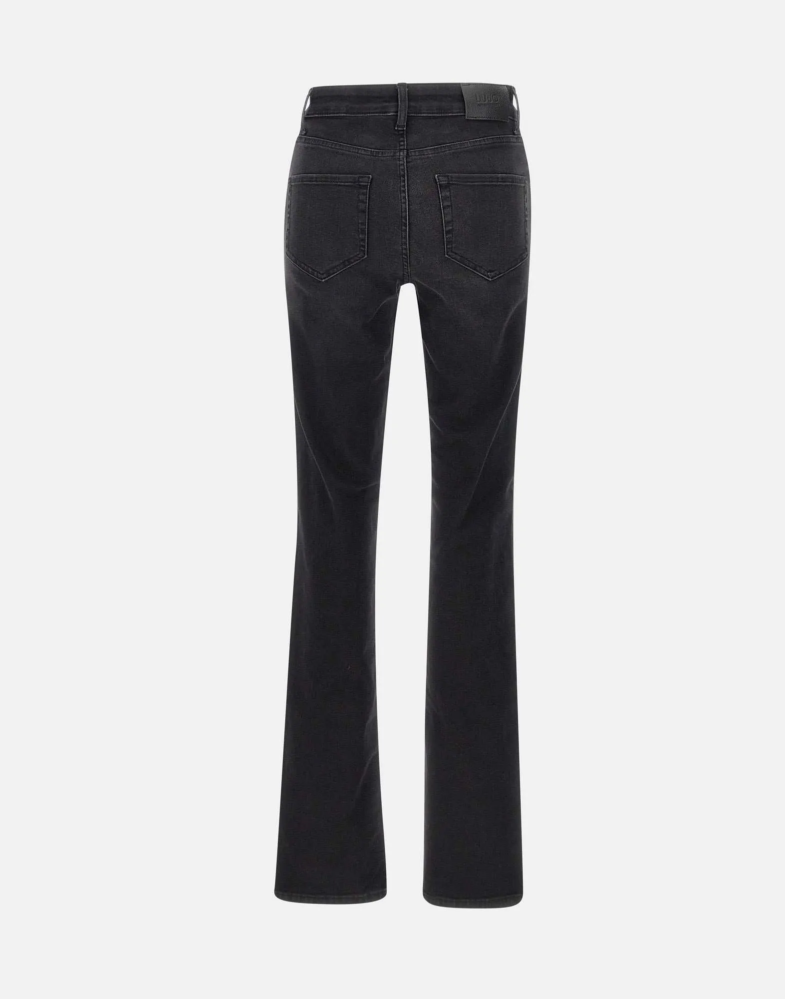 High Waist Black Stretch Denim Jeans