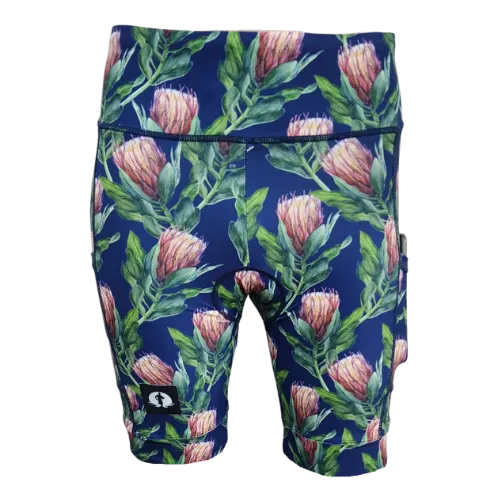 High Waist LADIES Cycling Shorts - Protea 03