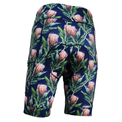 High Waist LADIES Cycling Shorts - Protea 03