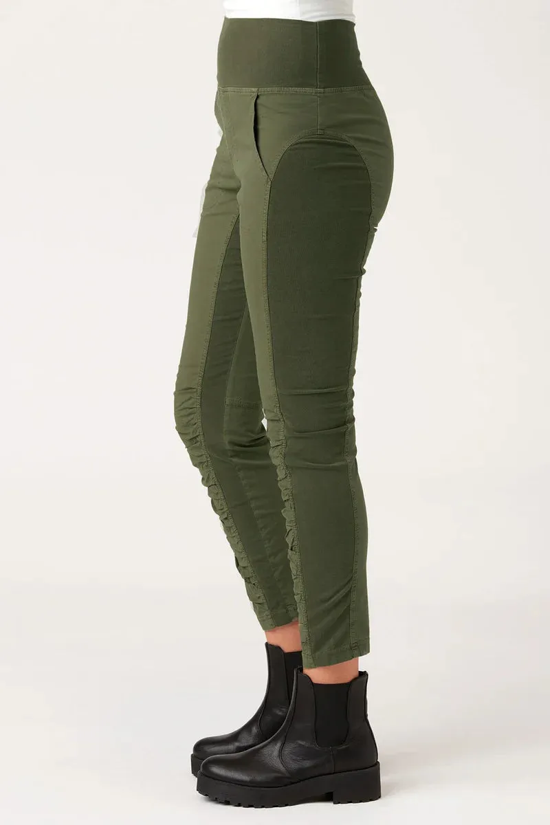 High Waist Penny Legging - Olive