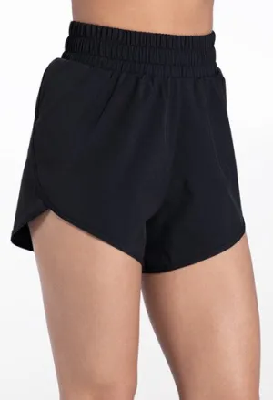 High waist track short