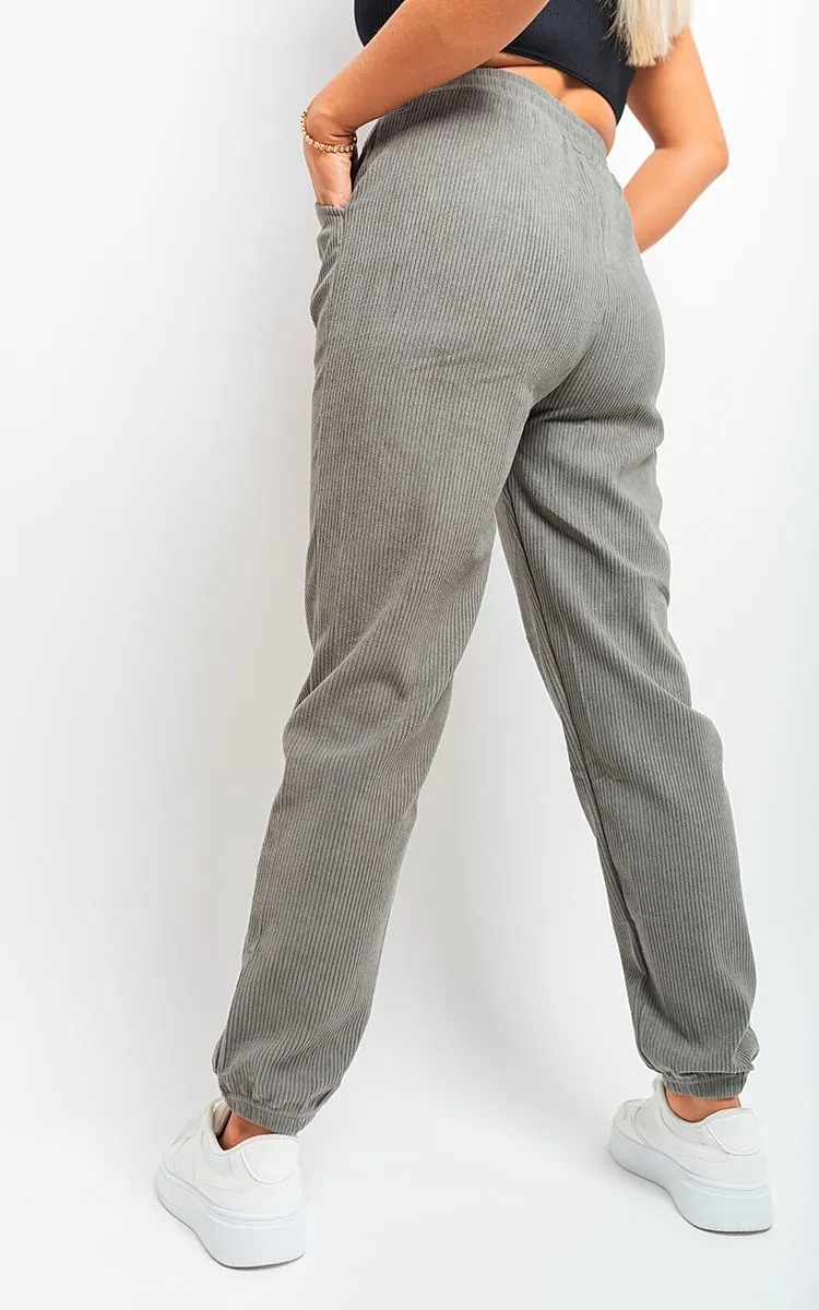 High Waisted Drawstring Trouser With Pockets