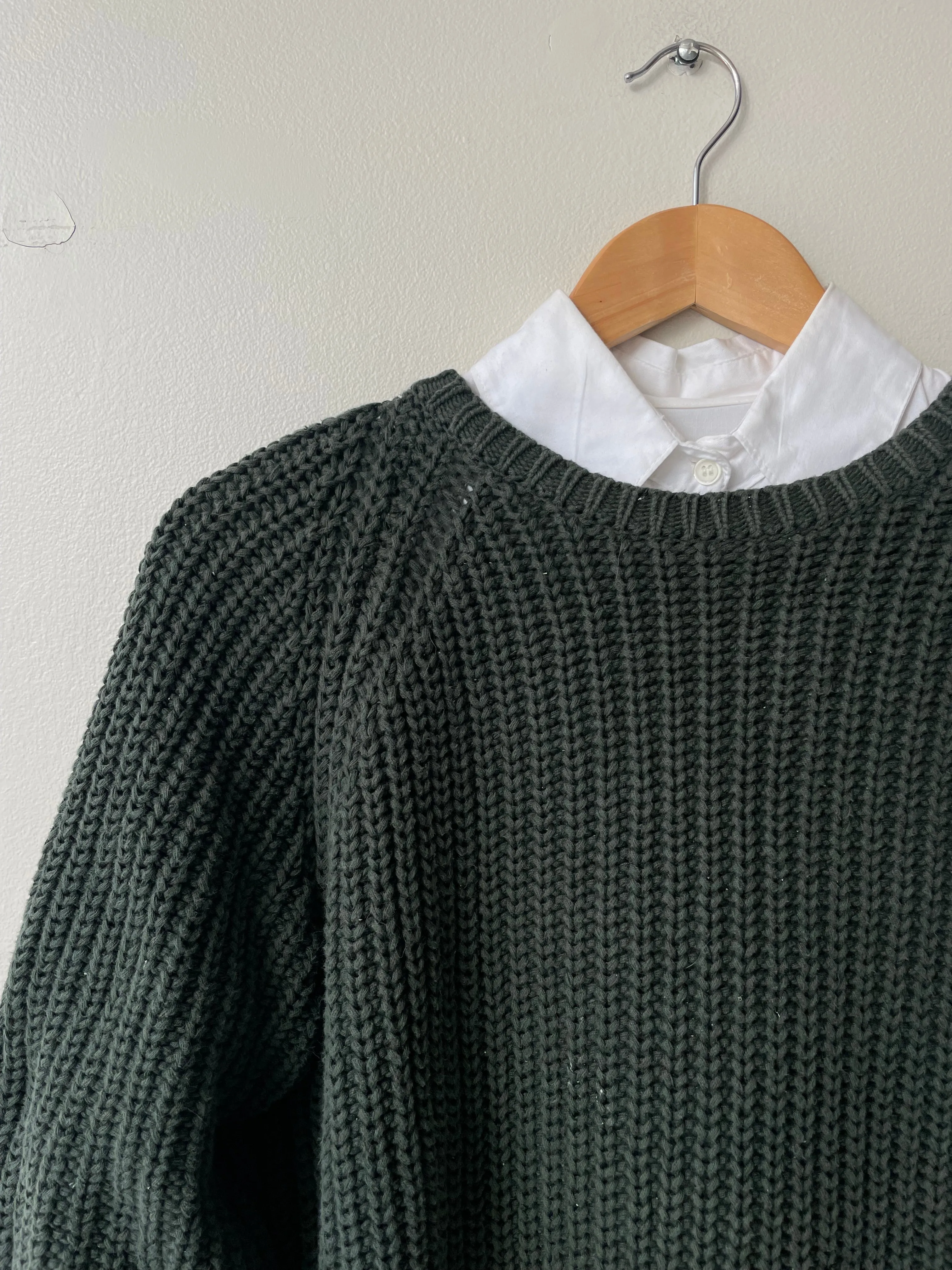 J. Crew Shaker Knit Sweater | 1990s