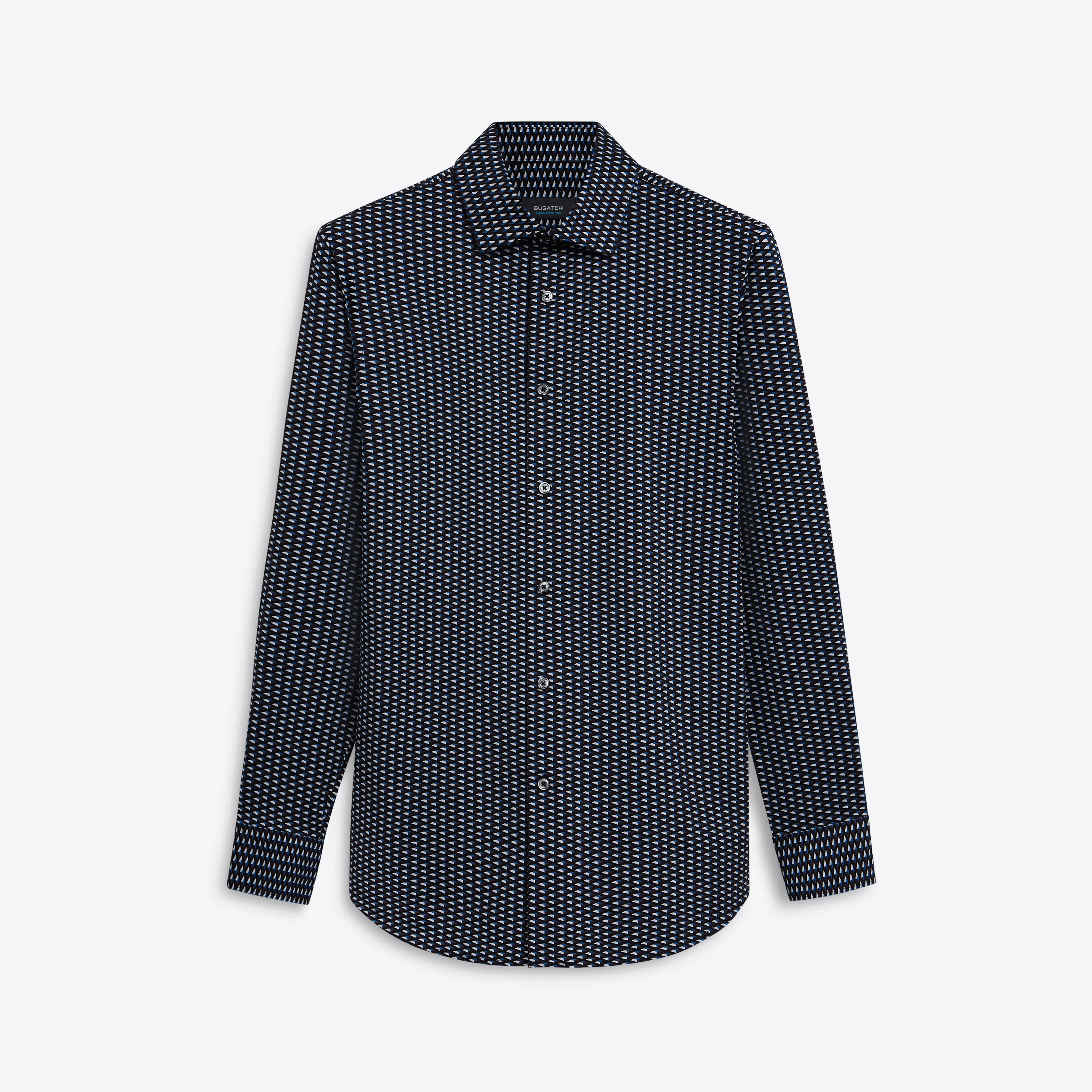 JAMES 3D Grid Print OoohCotton Shirt