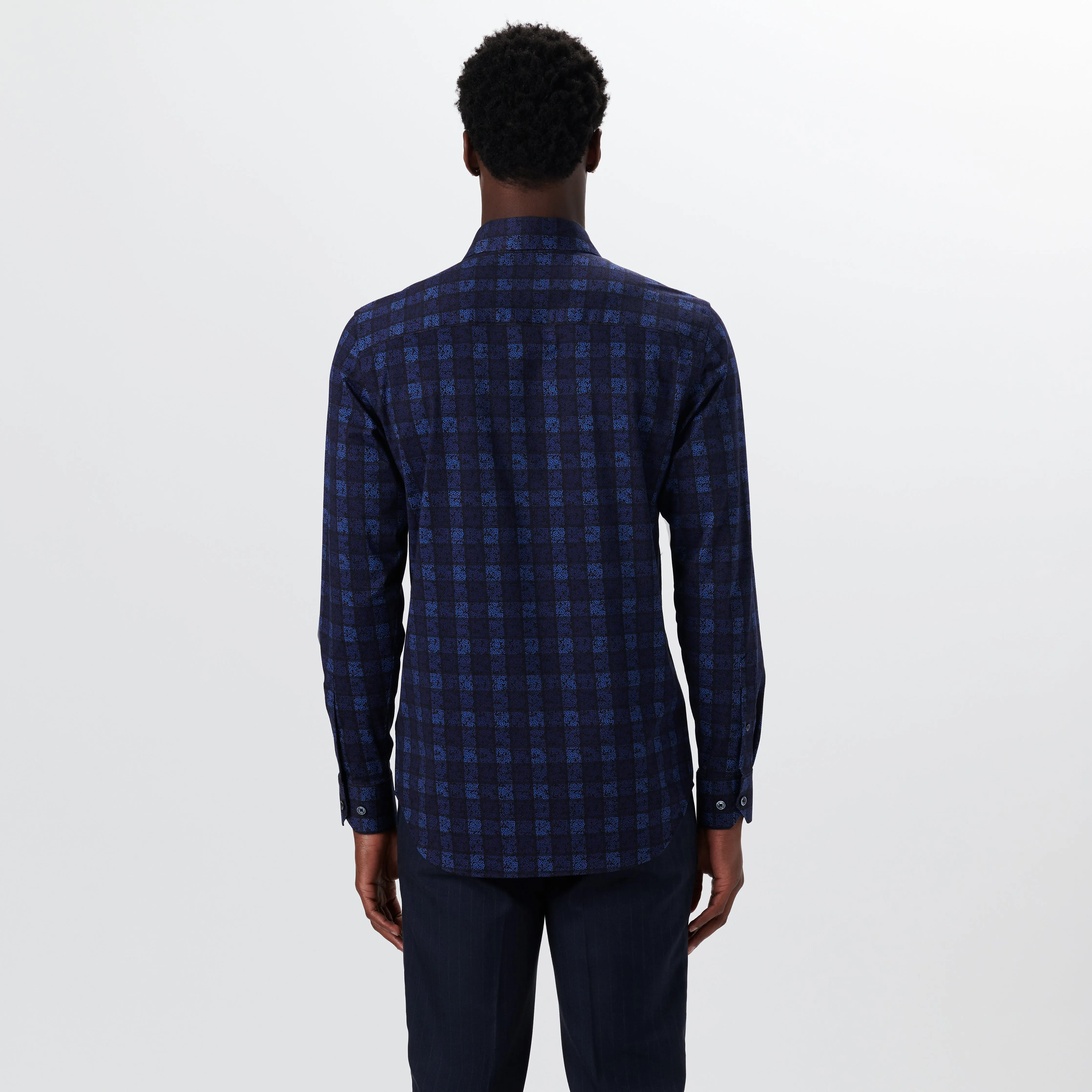 JAMES Floral Check OoohCotton Shirt