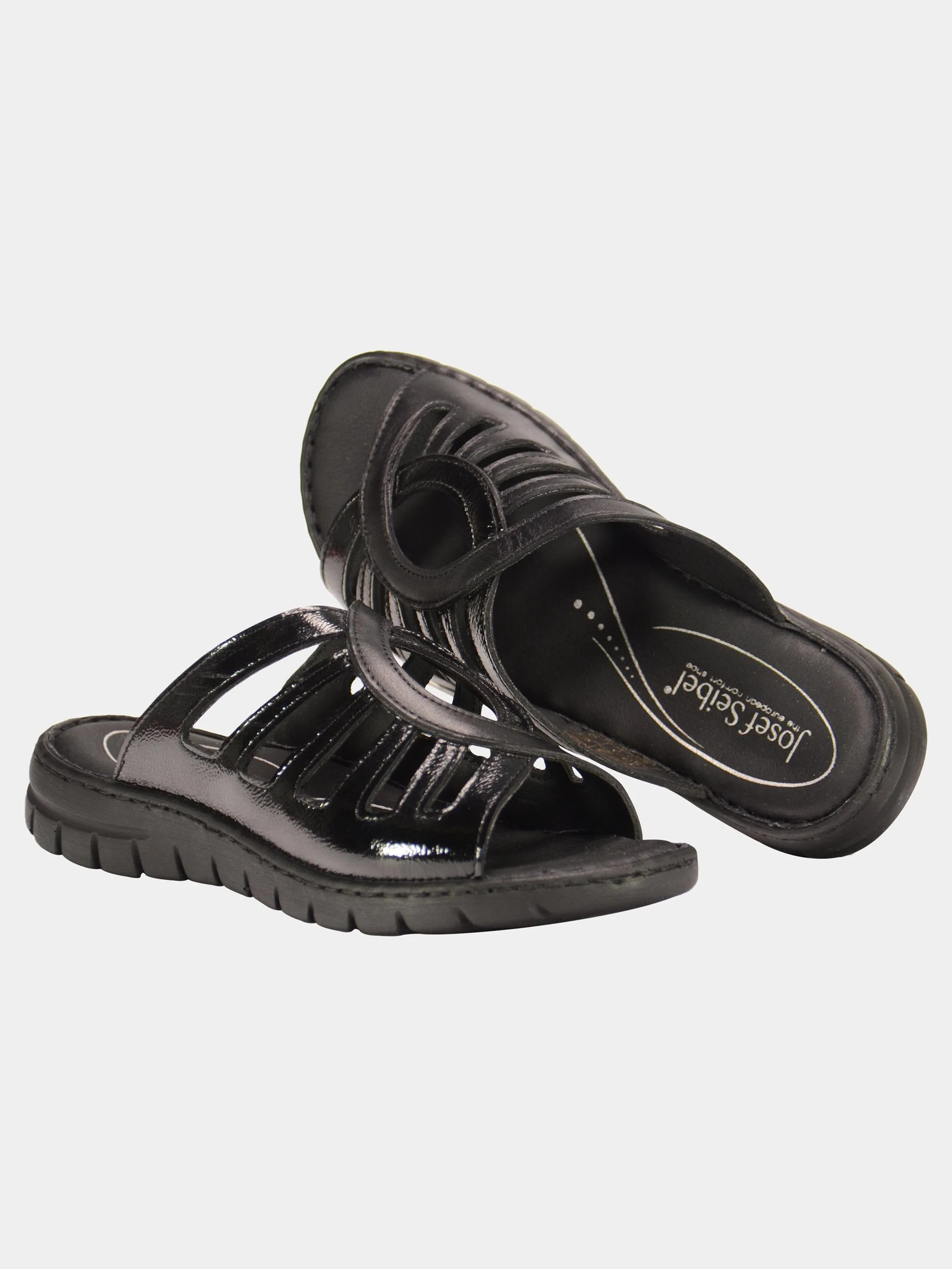 Josef Seibel Women's Coiled Slider Sandals