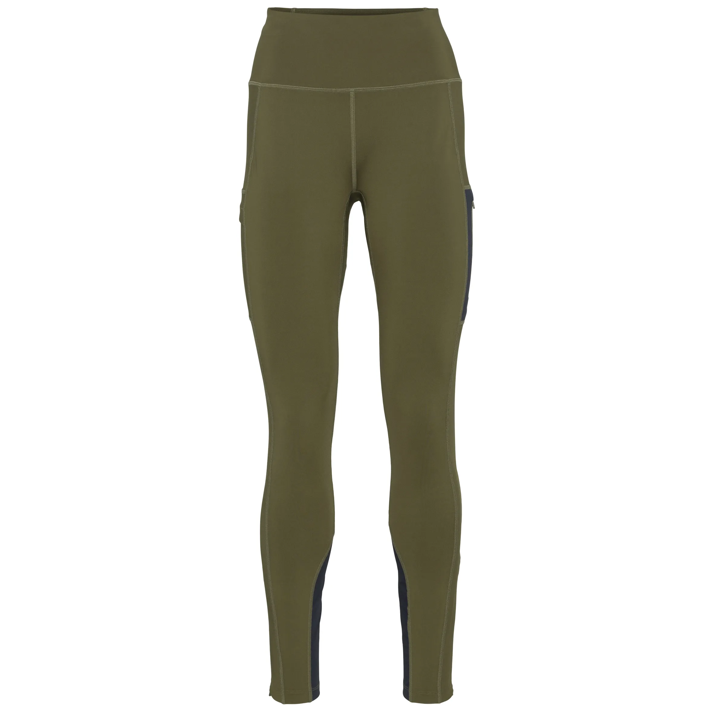 Kari Traa Women&#x27;s Ane High Waist Tights Dark Olive Green | Buy Kari Traa Women&#x27;s Ane High Waist Tights Dark Olive Green here | Outnorth