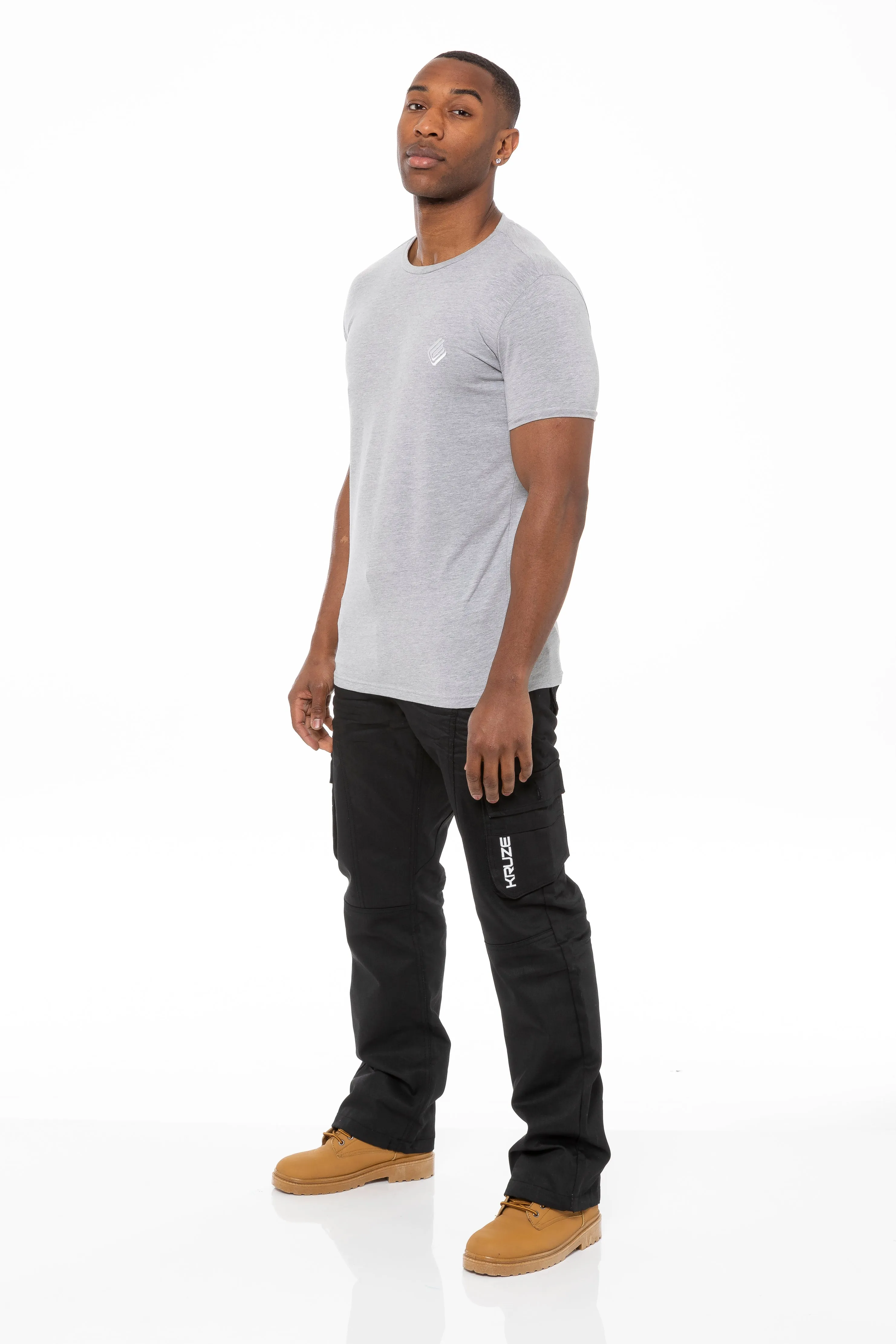 Kruze | Mens Cargo Combat Jeans