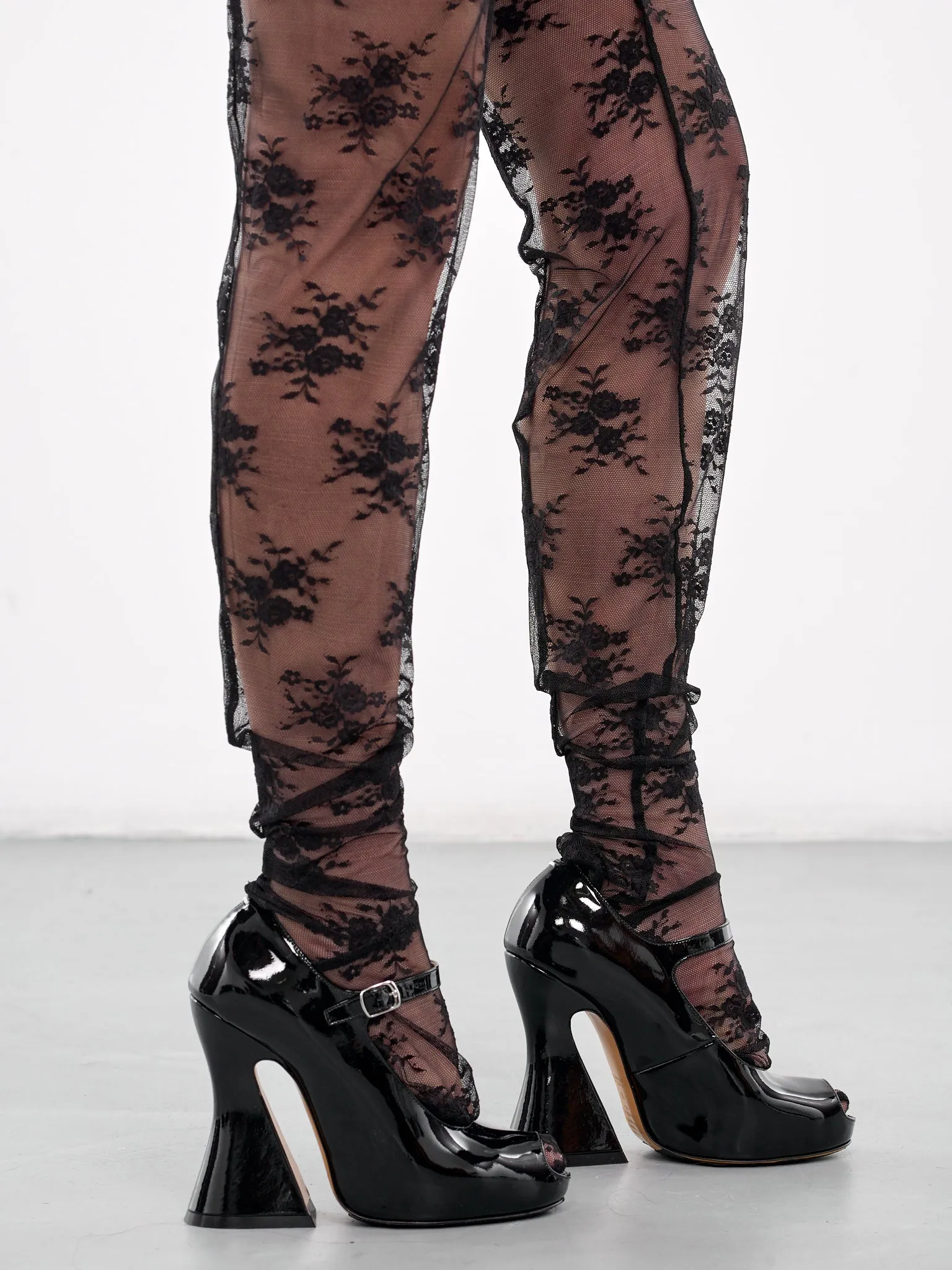 Lace Leggings (00TR08BK-BLACK)