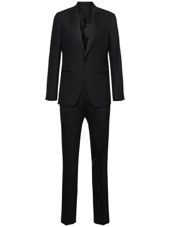 Lardini   Stretch wool tuxedo 