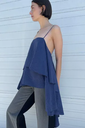 Layered Silk Top in Wave