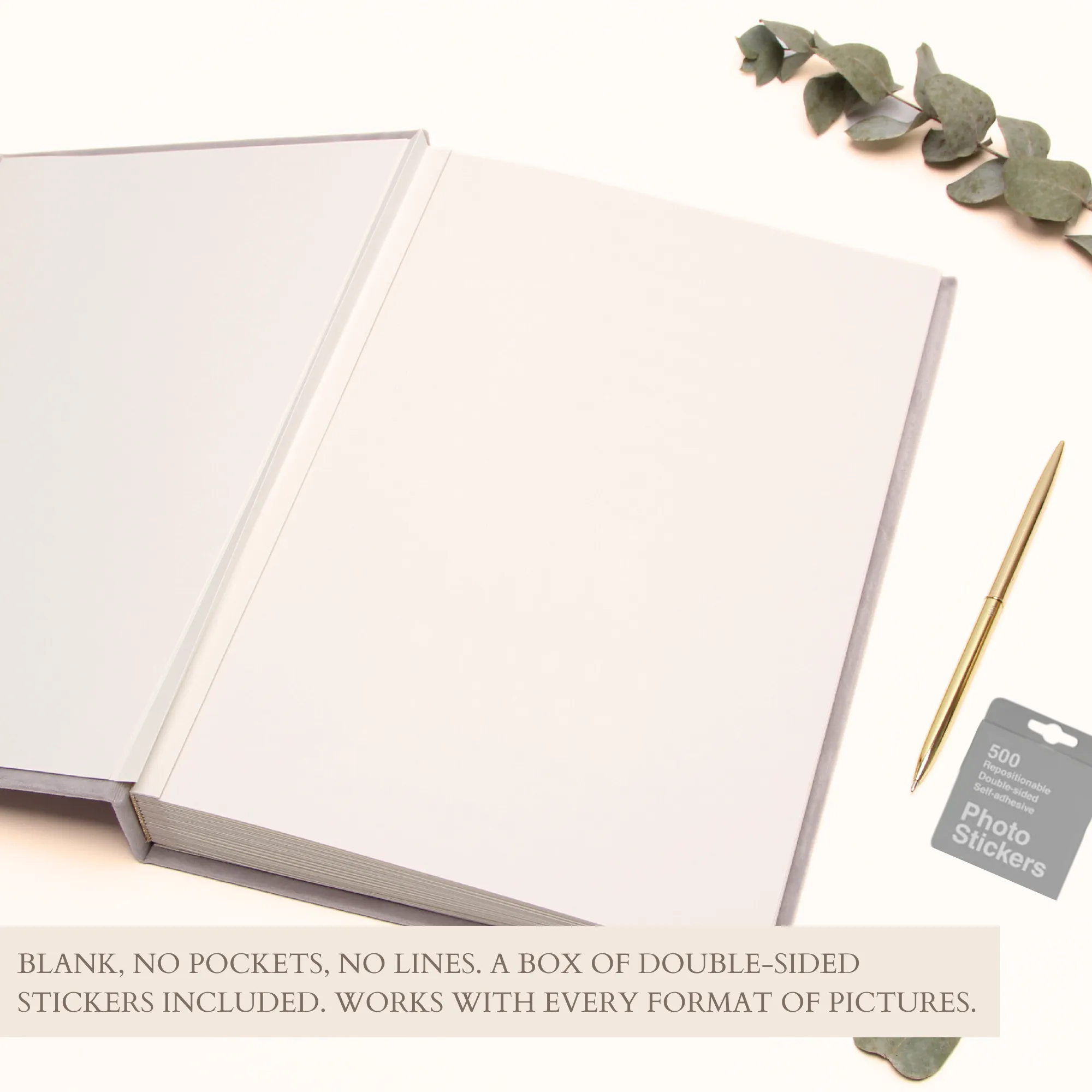 Light Gray   Real Gold | Guest Book