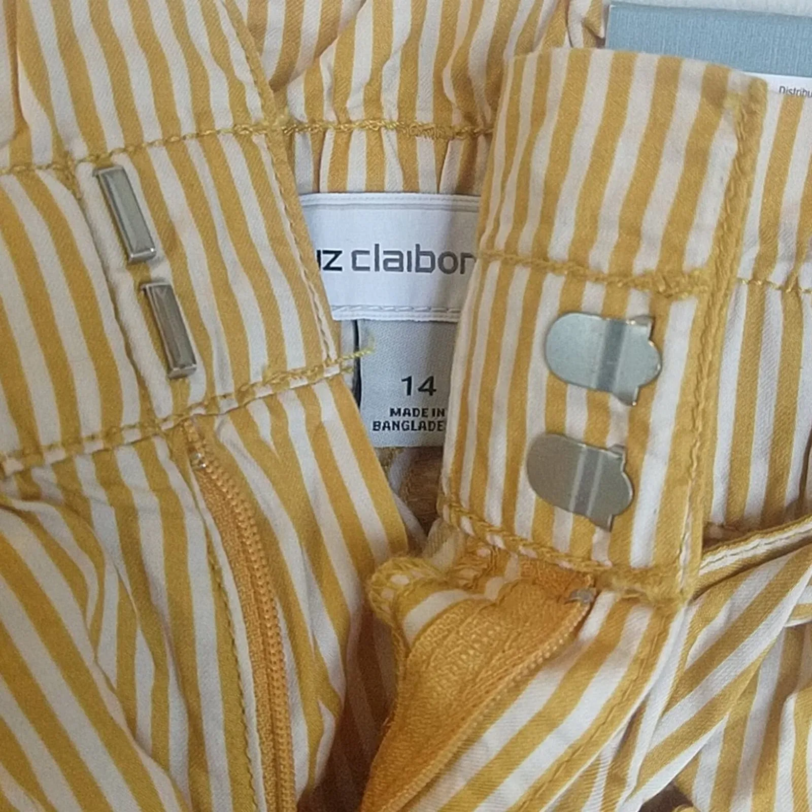 Liz Claiborne Paperbag Tie Waist Cotton Shorts