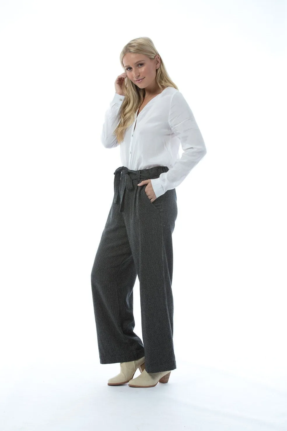 LIZ Pants - Black/White