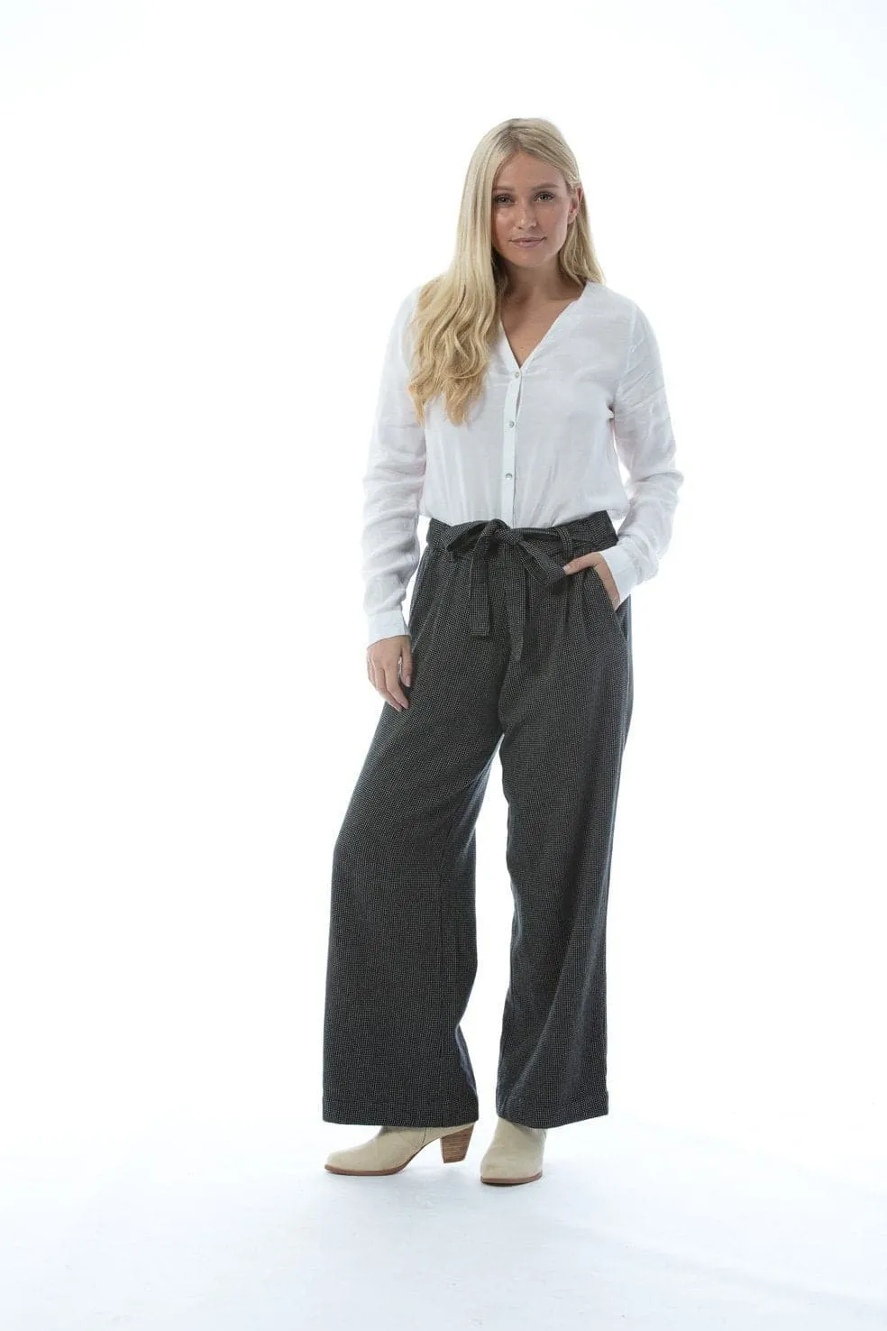 LIZ Pants - Black/White