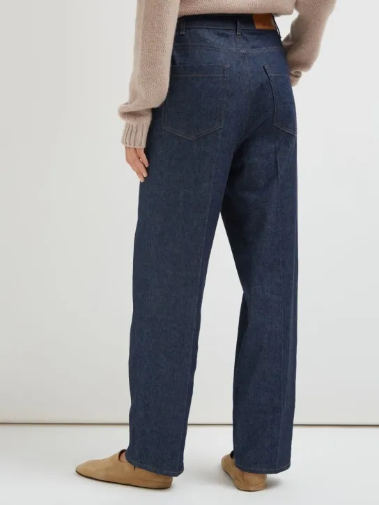 Loro Piana   Madley cotton &amp; linen straight jeans 