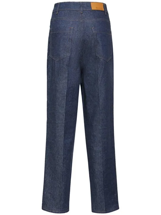 Loro Piana   Madley cotton &amp; linen straight jeans 