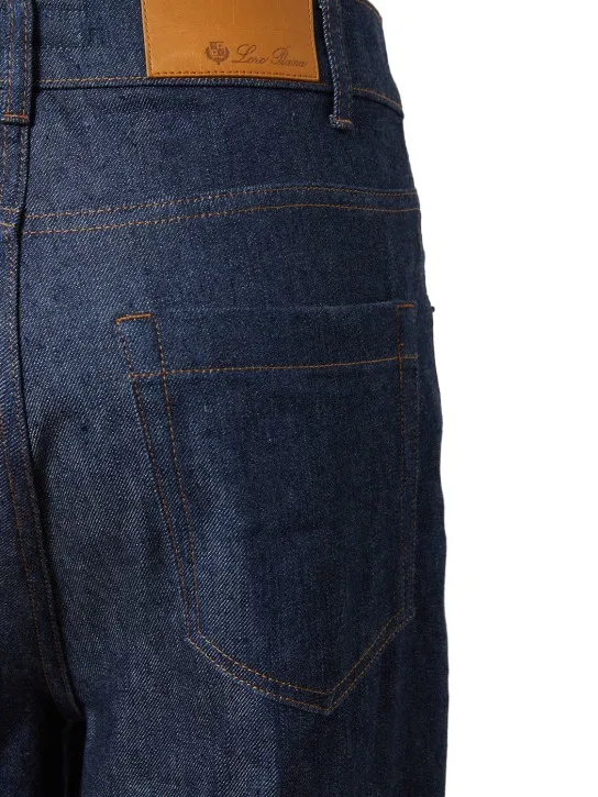 Loro Piana   Madley cotton &amp; linen straight jeans 