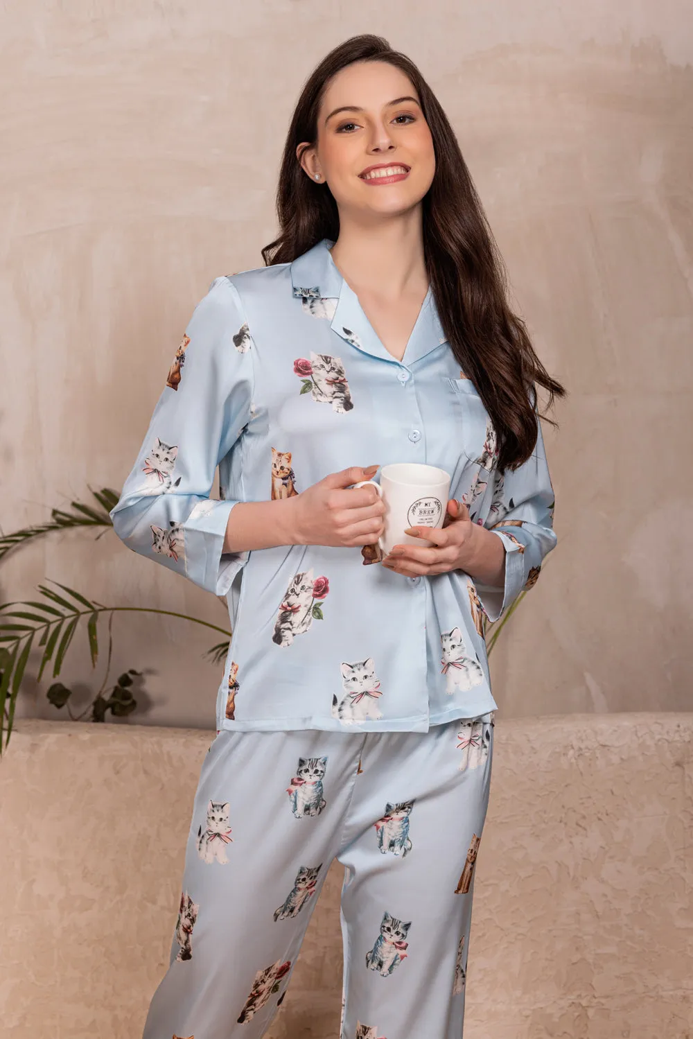 Love for Cats Summer Pj set