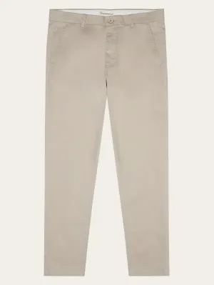 LUCA slim twill chino pants - Light feather gray