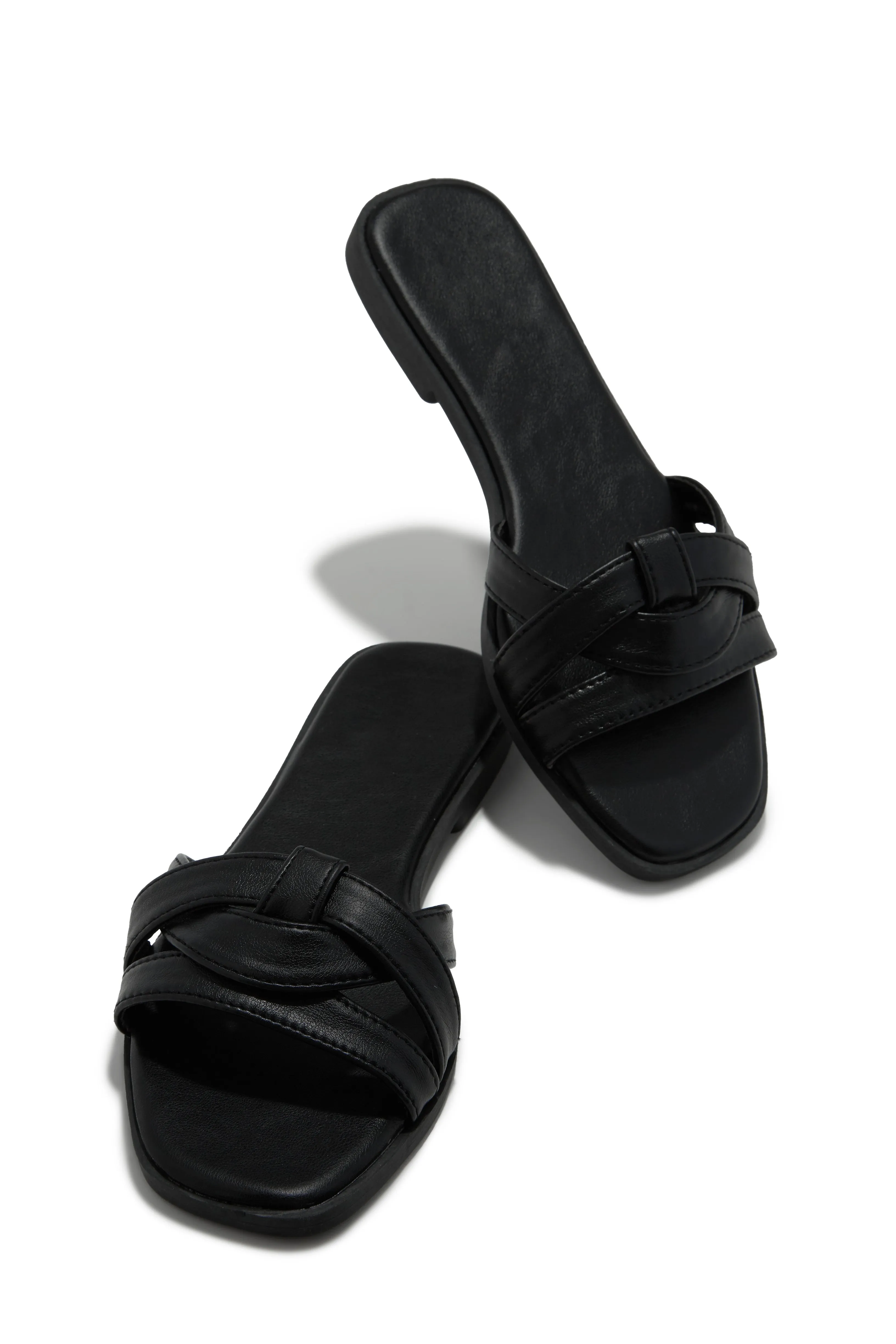 Maile Slip On Sandals - Black