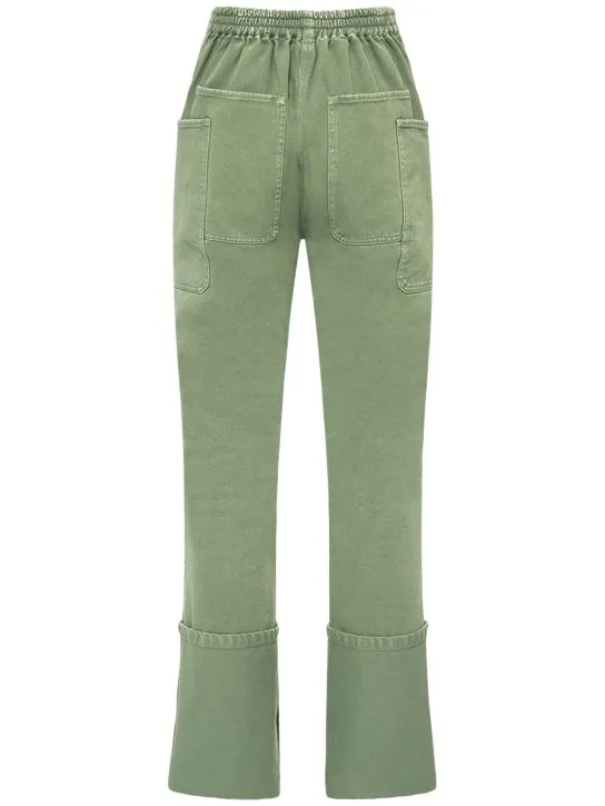 Max Mara   Facella high waist cotton drill pants 