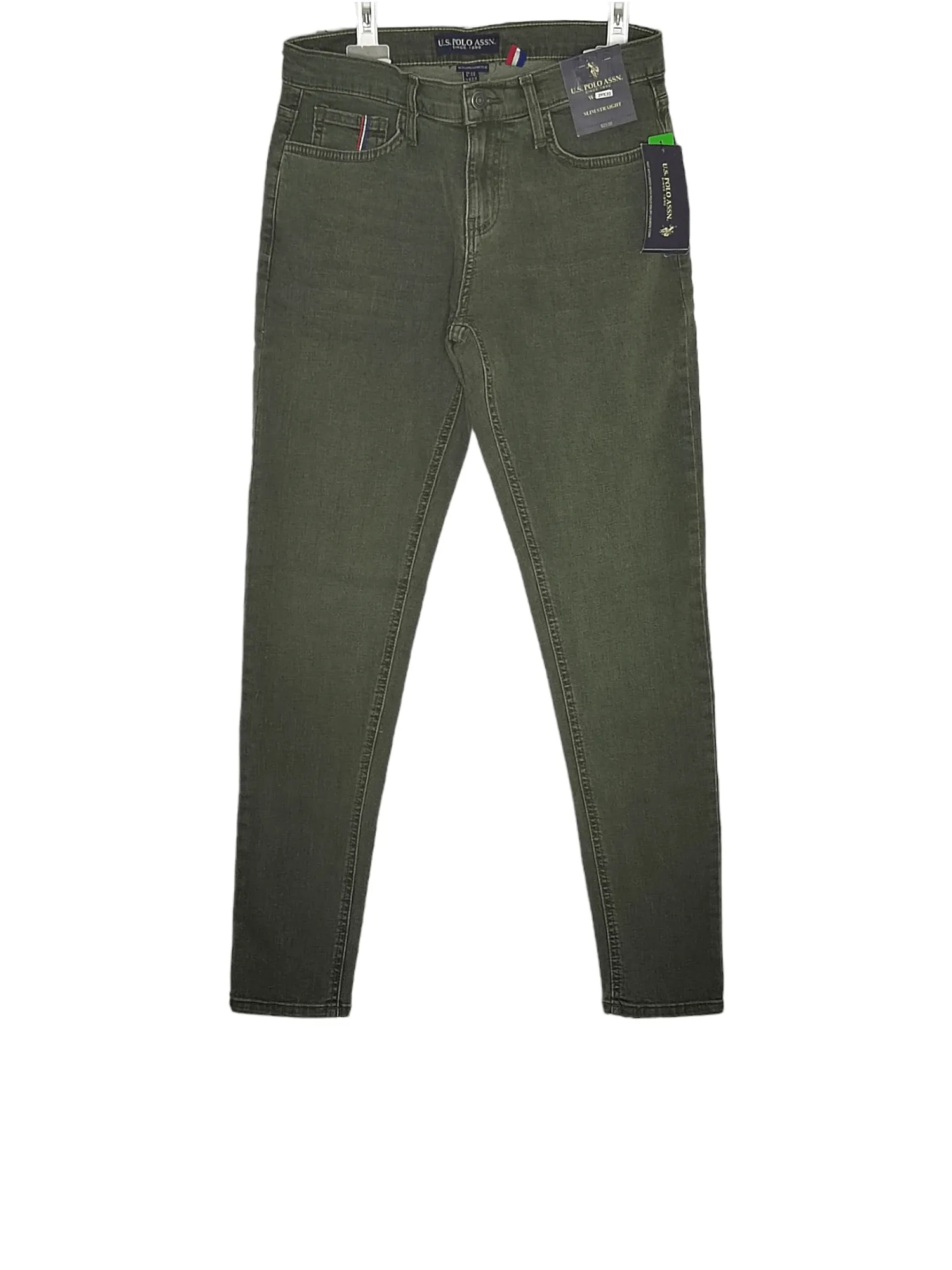 Men Polo Pants (Slim-Fit) - Oil Green