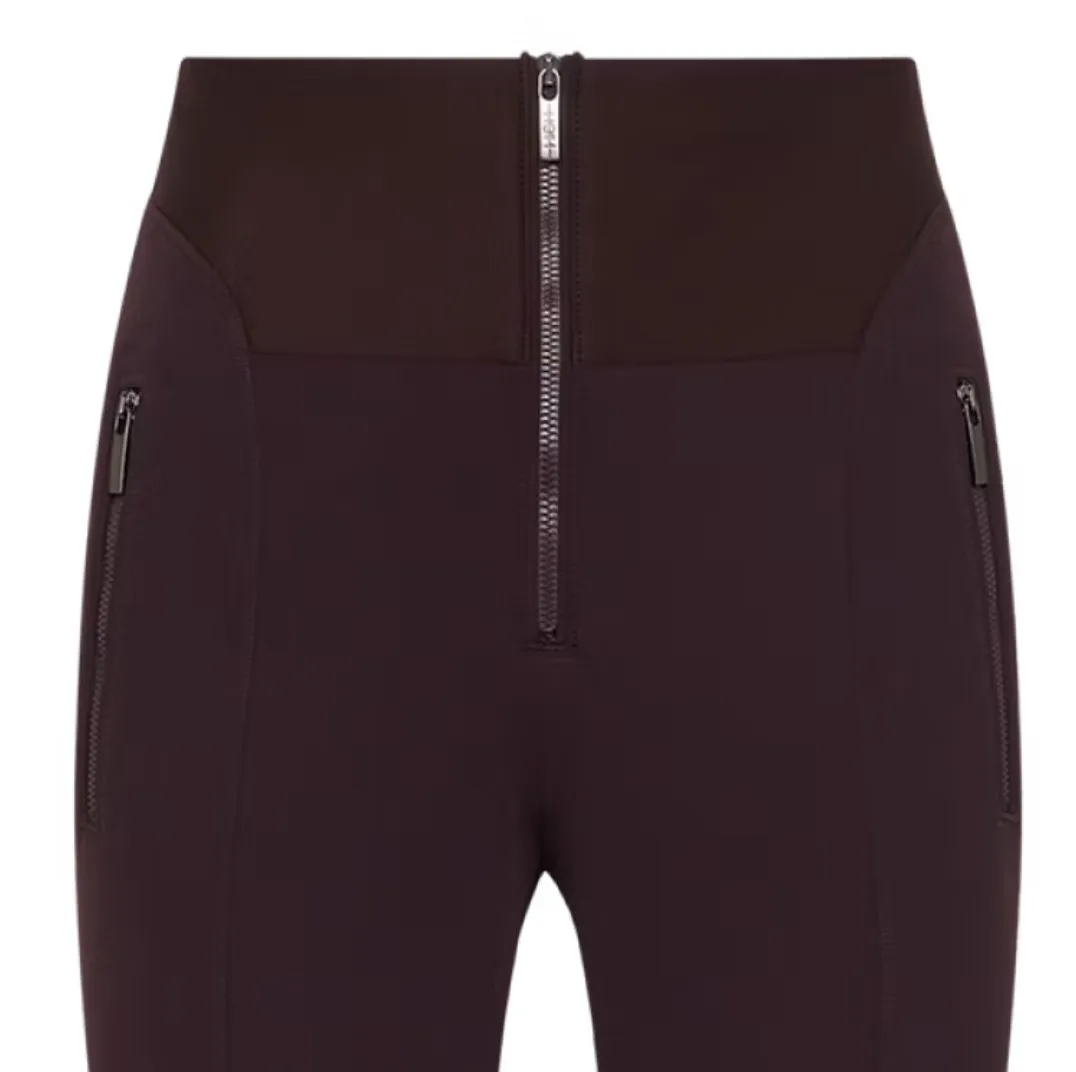 Minimalist Leggings - Maroon