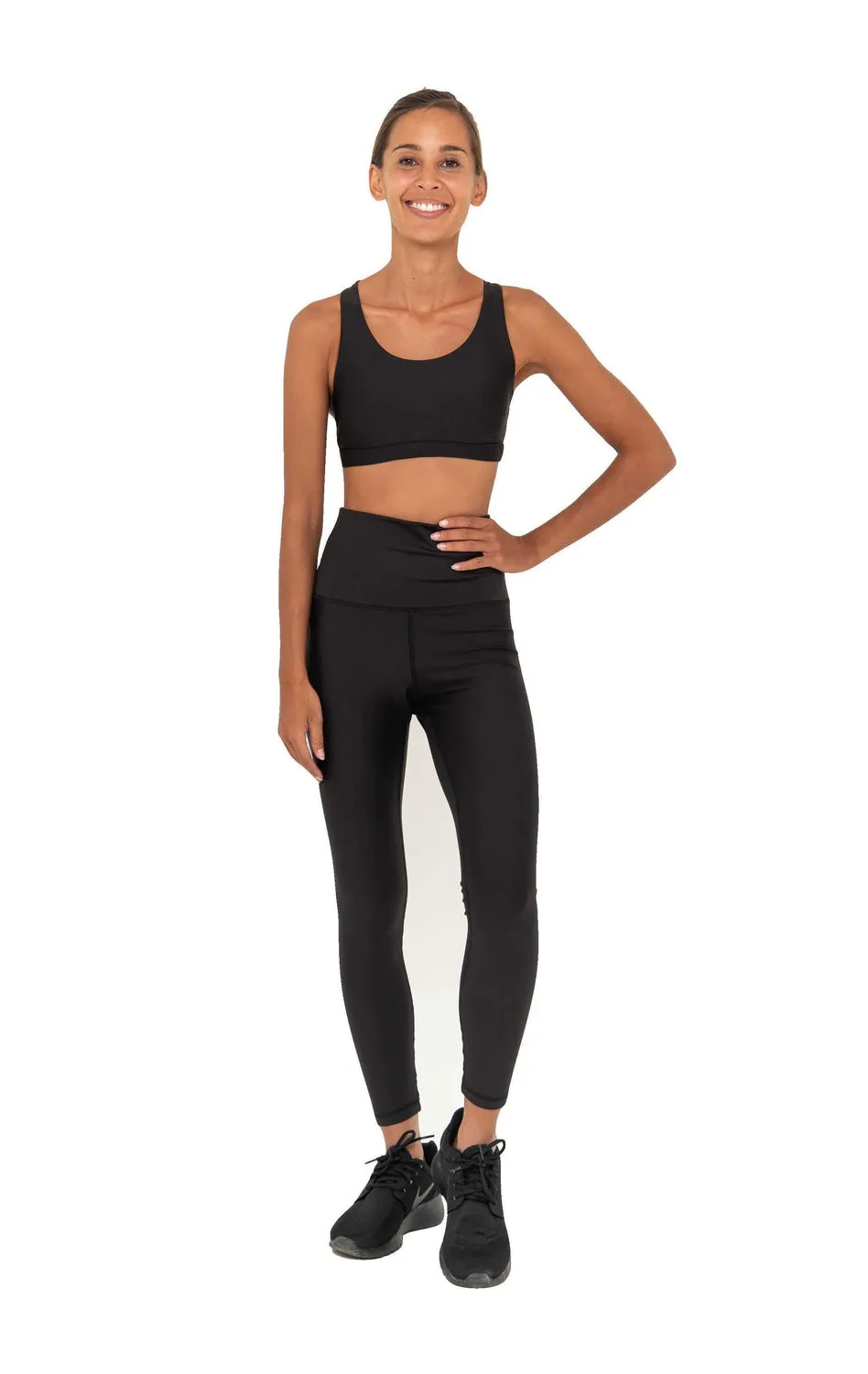 NAOMI HIGH WAIST  LEGGING - BLACK