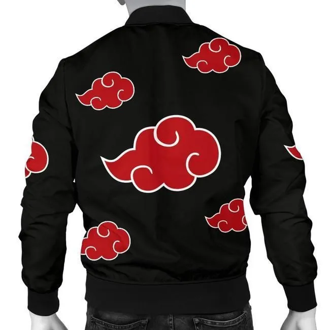 Naruto Akatsuki Fleece Bomber jacket