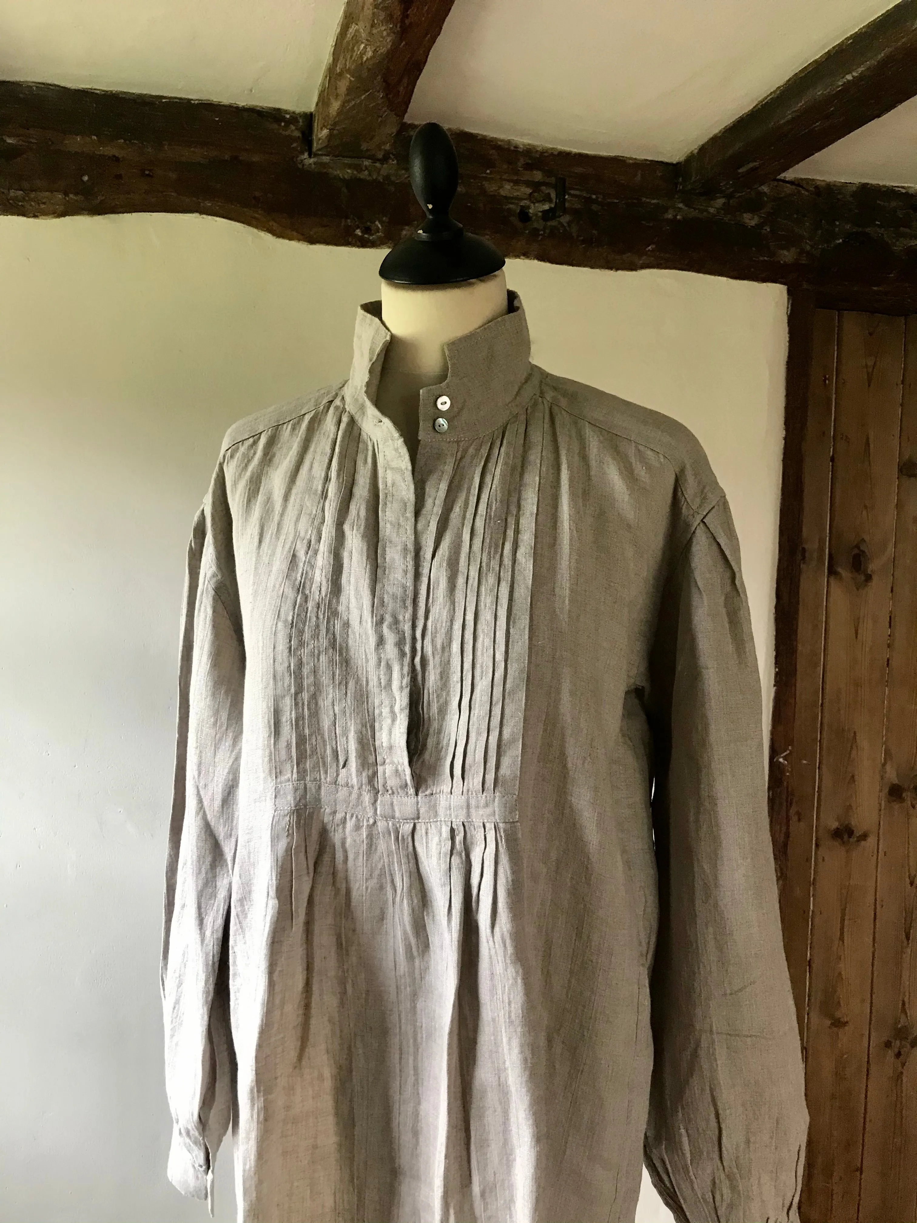 Natural Linen Artists Tunic