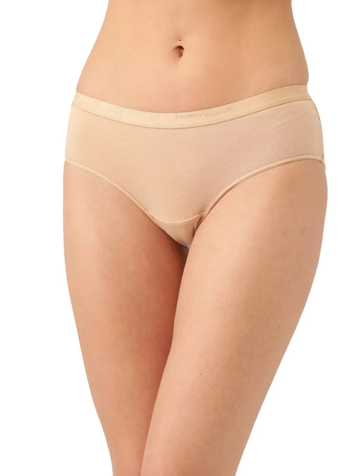 Organic Cotton Antimicrobial  High waist Hipster (Pack Of 3)-ISP002-Mauve_Navy_Skin-