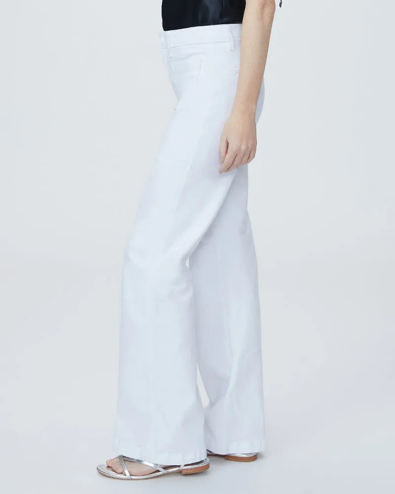 Paige Leenah With Patch Pockets & Faux Welt - Crisp White