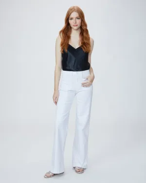 Paige Leenah With Patch Pockets & Faux Welt - Crisp White