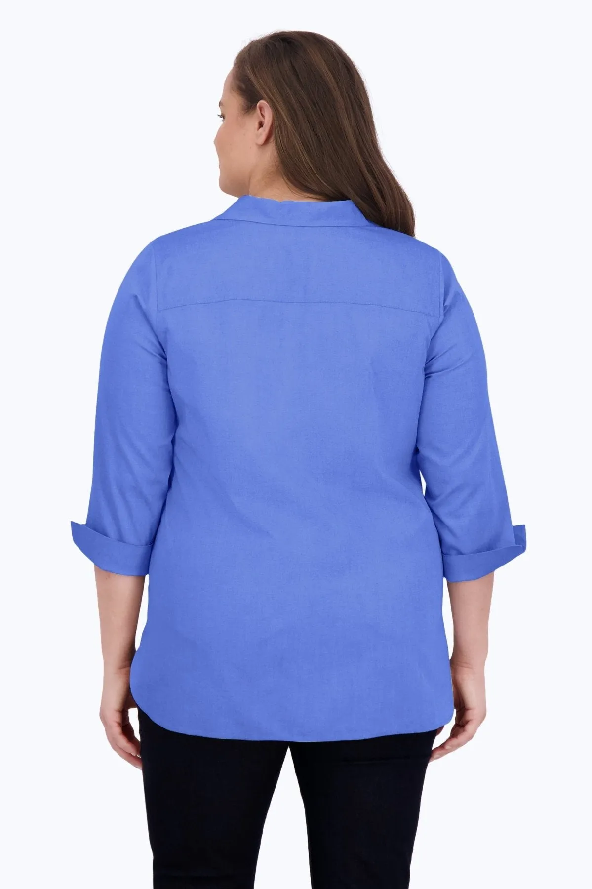 Pandora Plus Pinpoint No Iron 3/4 Sleeve Tunic