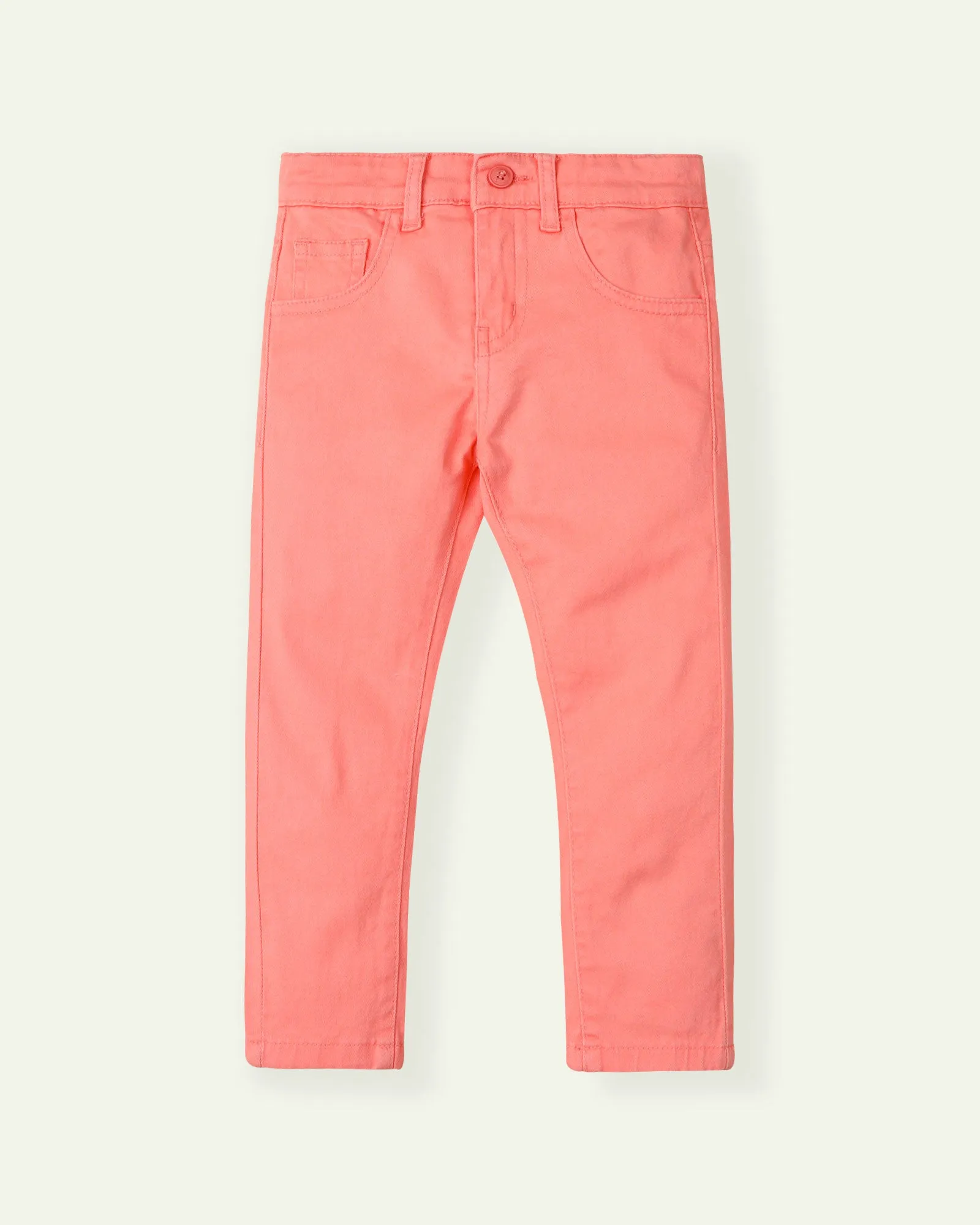 Peach Twill Pants