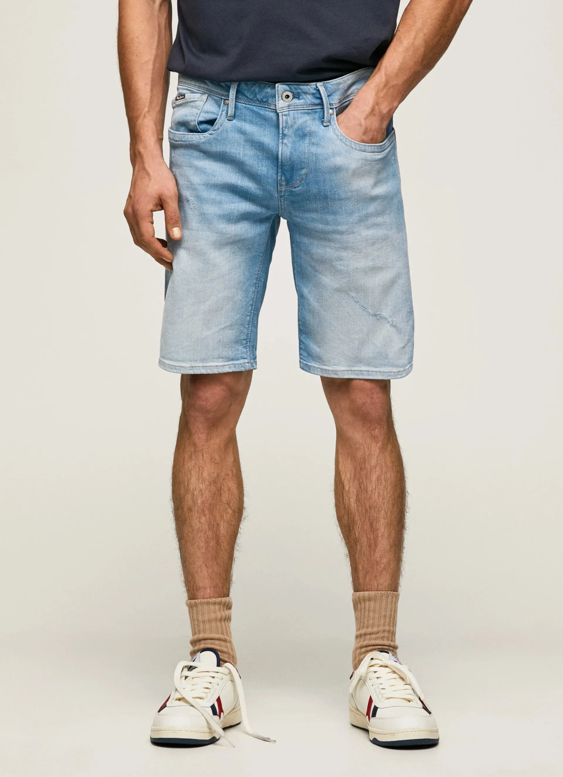 Pepe Jeans Bermuda in Jeans Slim Fit Hatch PM800937MI3 denim