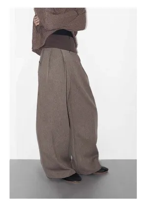 Pinch Pleats High Waist Pants