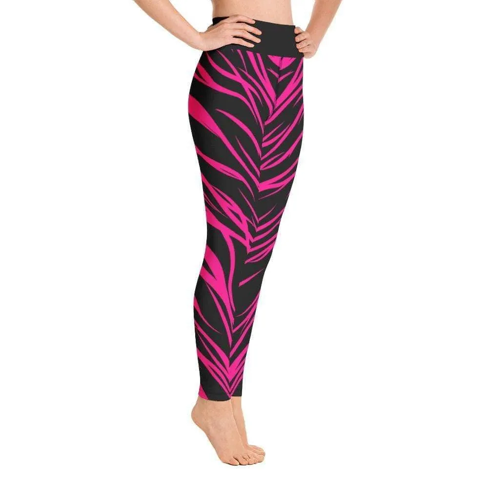 Pink Power Yoga Leggings (Draft)