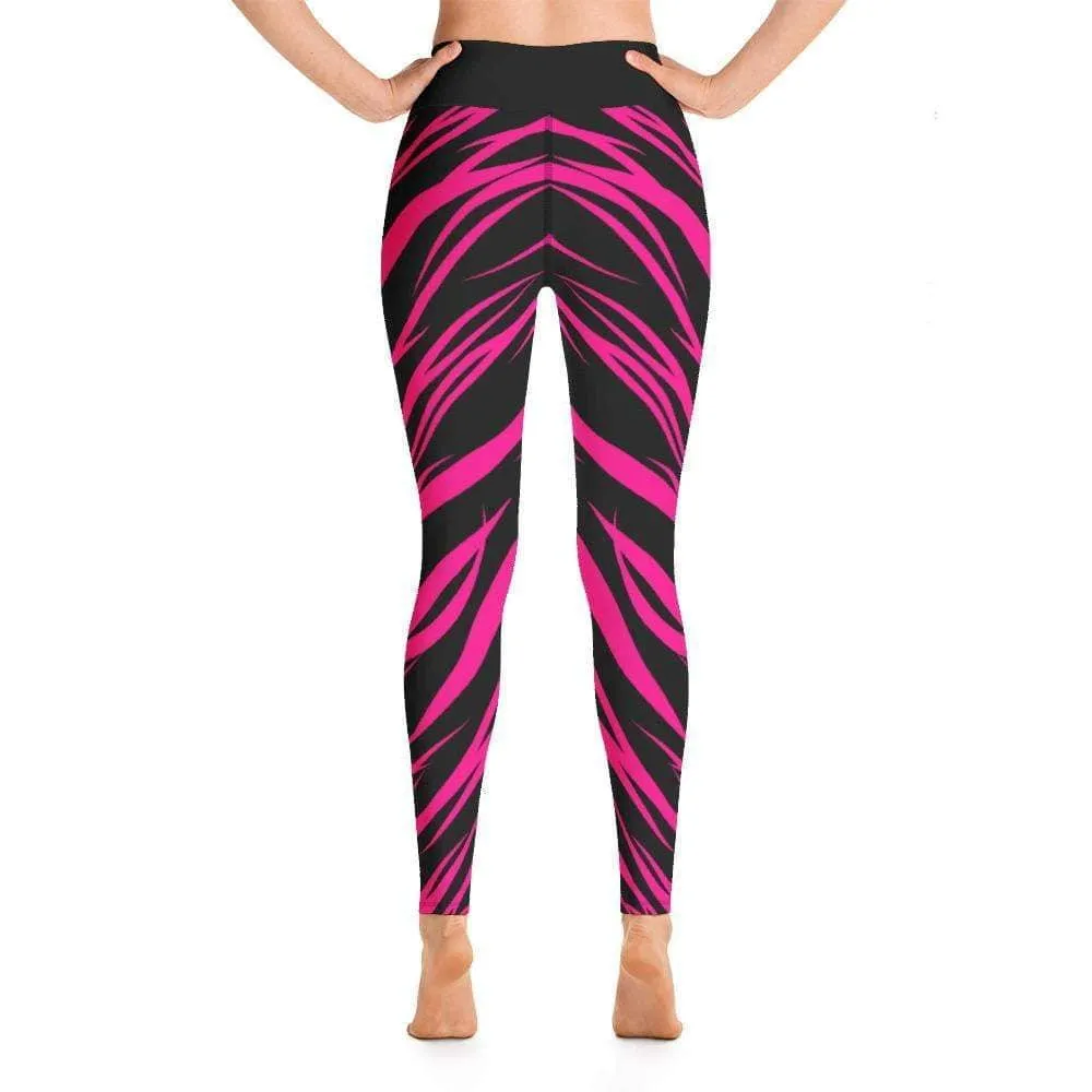 Pink Power Yoga Leggings (Draft)