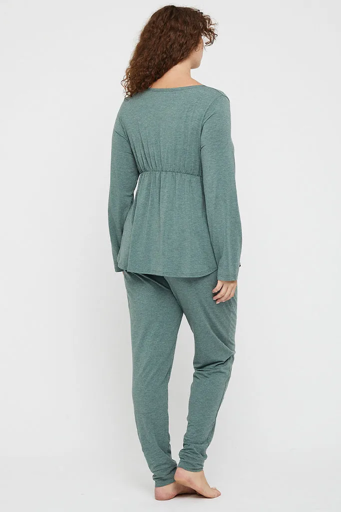 PJ Slouch Pant - Moss Green