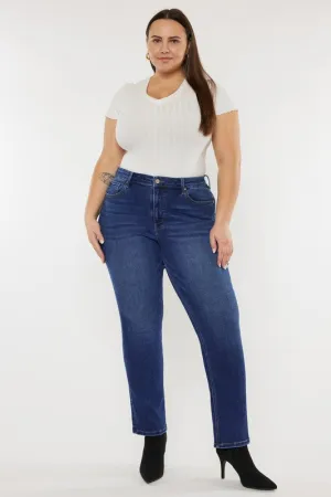 Plus Slim Straight Jeans