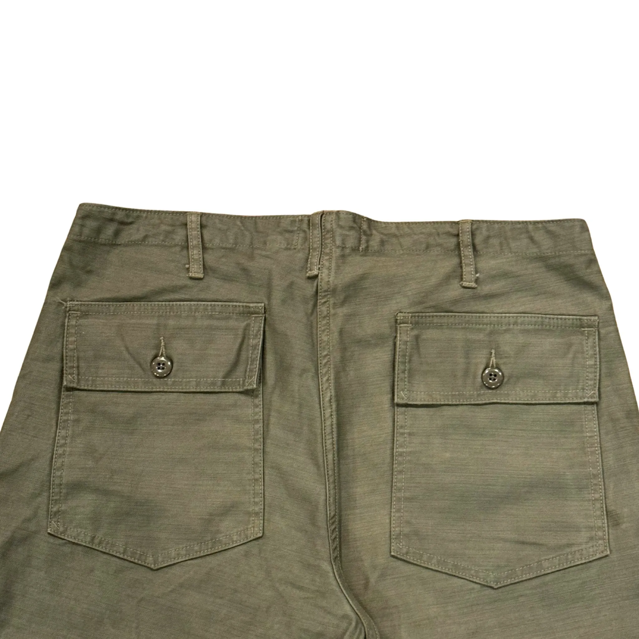 Pre Order - OG-107 60's era GI chinos in 12 oz Baker Back Cotton Satin.